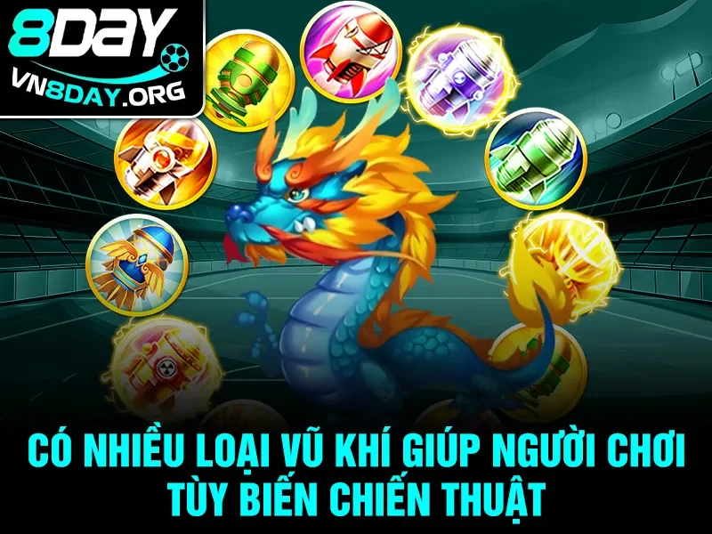 Có nhiều loại vũ khí giúp người chơi tùy biến chiến thuật